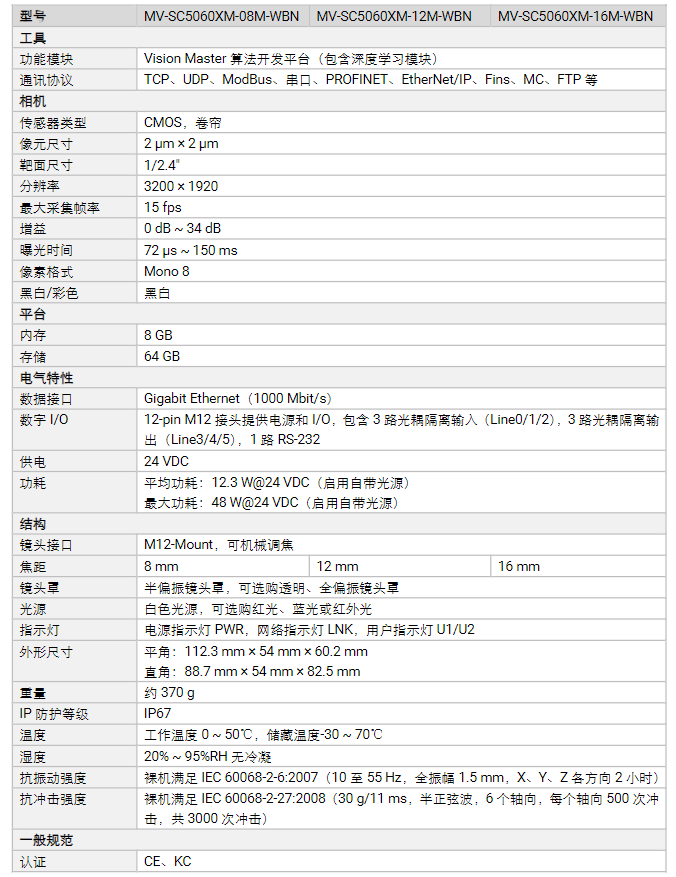 ?？礛V-SC5060XM-08M/12M/16M-WBN 600萬像素黑白智能相機參數.png